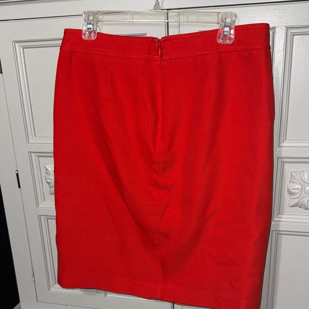 Orange Talbots Women's Pencil Skirt Size 10 - Picture 6 of 10